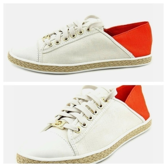 Michael Kors
Lace Up Sneakers - Kristy Slide Cream Red size 8.5 M - Picture 4 of 11